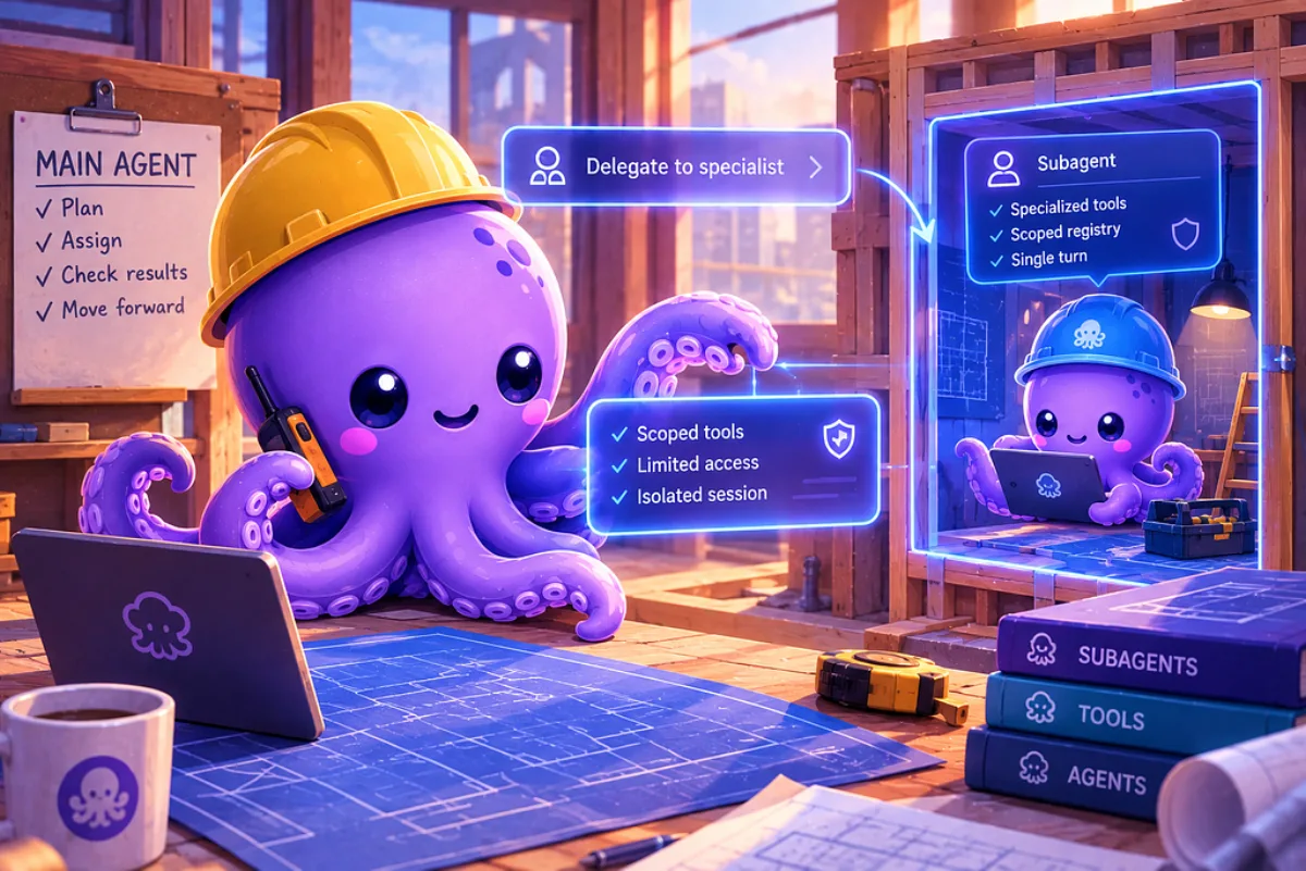 Illustration for Calling in a subcontractor: subagents as just another Tool